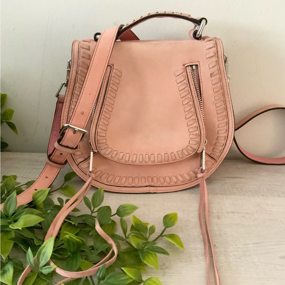 REBECCA MINKOFF VANITY SADDLE CROSSBODY BAG - Picture 1 of 8